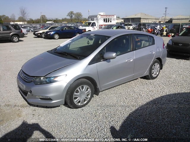 JHMZE2H55BS005110 - 2011 HONDA INSIGHT LX SILVER photo 2