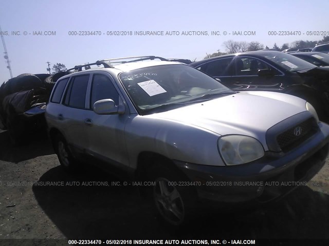 KM8SC73D73U367512 - 2003 HYUNDAI SANTA FE GLS/LX SILVER photo 1