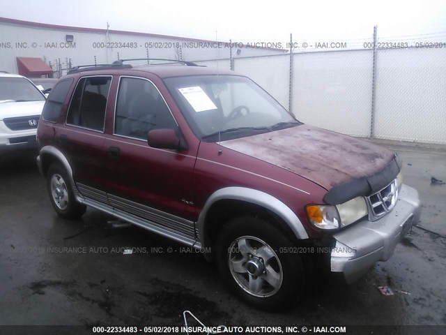 KNDJA7238Y5652252 - 2000 KIA SPORTAGE RED photo 1