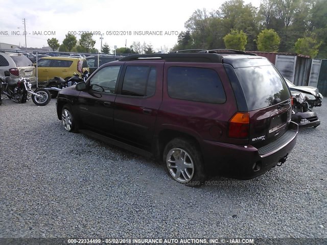 1GKES66M366103727 - 2006 GMC ENVOY DENALI XL RED photo 3