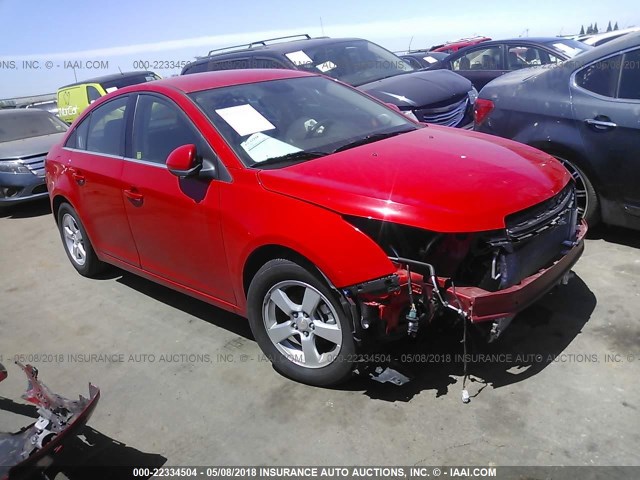 1G1PE5SBXG7104369 - 2016 CHEVROLET CRUZE LIMITED LT RED photo 1