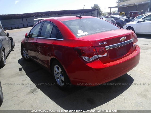 1G1PE5SBXG7104369 - 2016 CHEVROLET CRUZE LIMITED LT RED photo 3