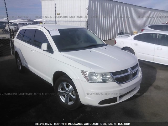 3D4GG57V29T523807 - 2009 DODGE JOURNEY SXT WHITE photo 1