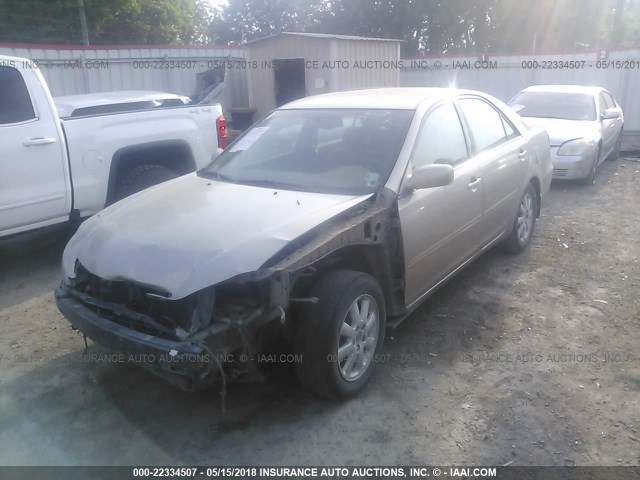 4T1BE32K73U256977 - 2003 TOYOTA CAMRY LE/XLE/SE 金色 照片 2