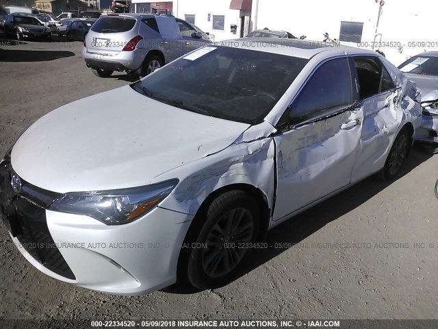 4T1BF1FK8GU255760 - 2016 TOYOTA CAMRY LE/XLE/SE/XSE WHITE photo 2