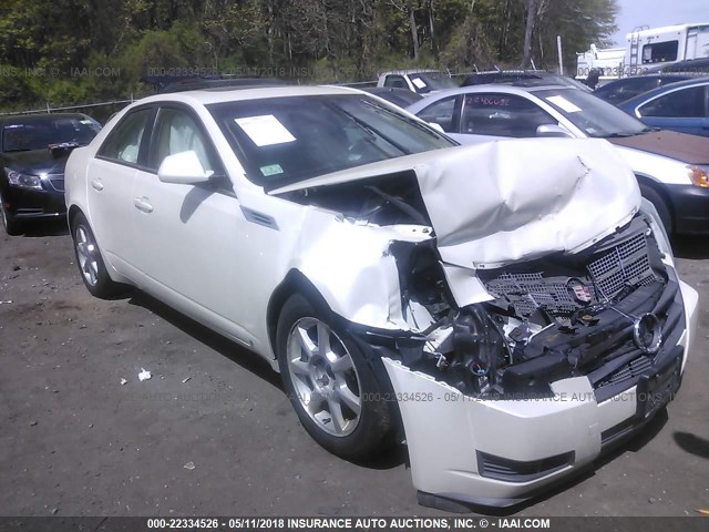 1G6DF577890141754 - 2009 CADILLAC CTS WHITE photo 1