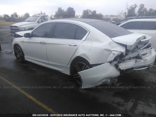 1HGCR2F50HA244093 - 2017 HONDA ACCORD SPORT 白色 照片 3