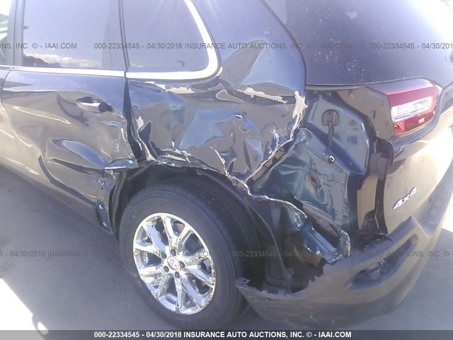 1C4PJMCX5JD575278 - 2018 JEEP CHEROKEE LATITUDE Көк фото 6