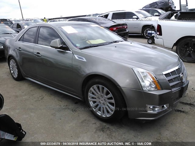 1G6DP5EV8A0125122 - 2010 CADILLAC CTS PREMIUM COLLECTION GRAY photo 1