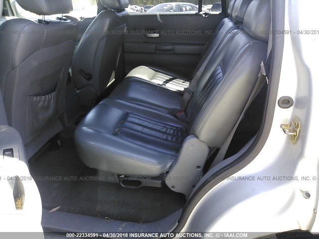 1D4HB58D44F156162 - 2004 DODGE DURANGO LIMITED GRAY photo 8