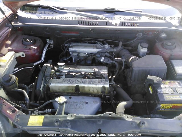 KM8SB12B54U677417 - 2004 HYUNDAI SANTA FE GL BROWN photo 10