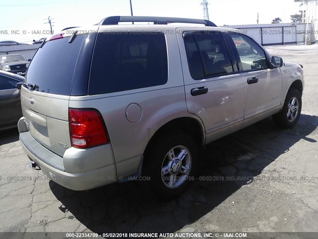 1FMZU73K55ZA09230 - 2005 FORD EXPLORER XLT/XLT SPORT/NBX GOLD photo 4