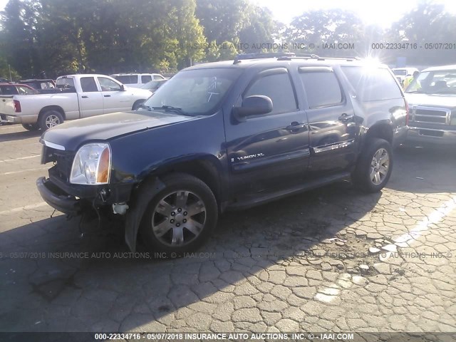 1GKFC16067R240419 - 2007 GMC YUKON XL C1500 Dark Blue photo 2