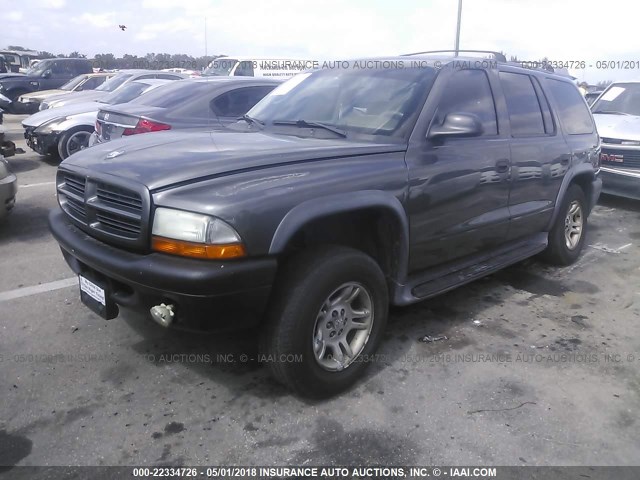 1D4HS38NX3F562636 - 2003 DODGE DURANGO SPORT TAN photo 2