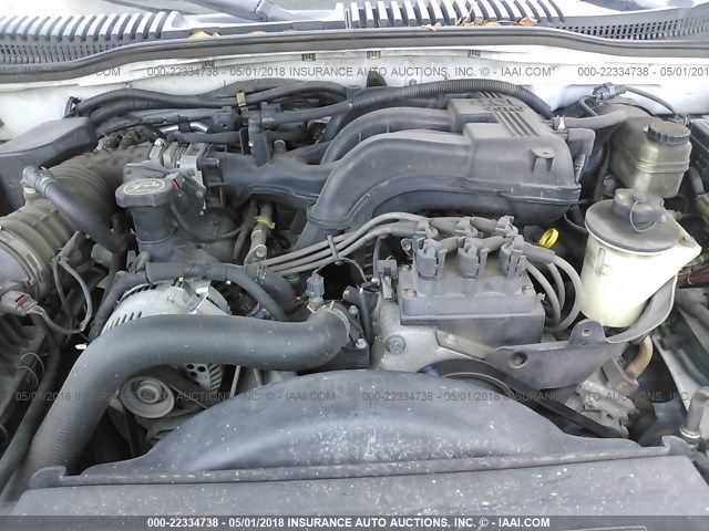 1FMZU63K95ZA23061 - 2005 FORD EXPLORER XLT/XLT SPORT/NBX 白色 照片 10