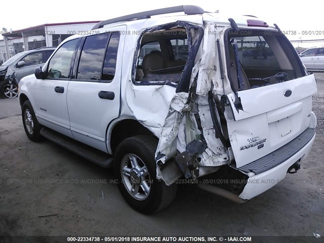 1FMZU63K95ZA23061 - 2005 FORD EXPLORER XLT/XLT SPORT/NBX 白色 照片 3
