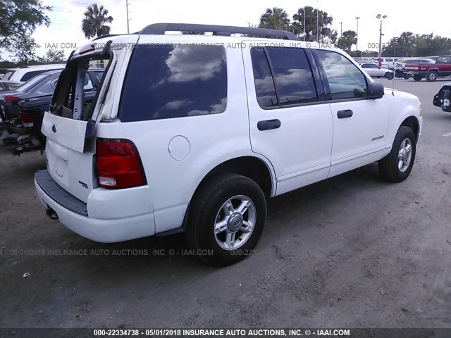 1FMZU63K95ZA23061 - 2005 FORD EXPLORER XLT/XLT SPORT/NBX 白色 照片 4