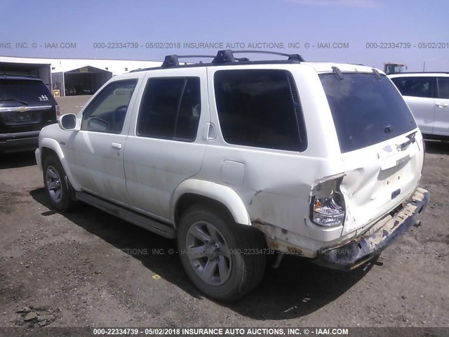 JN8DR09Y54W918124 - 2004 NISSAN PATHFINDER LE/SE WHITE photo 3