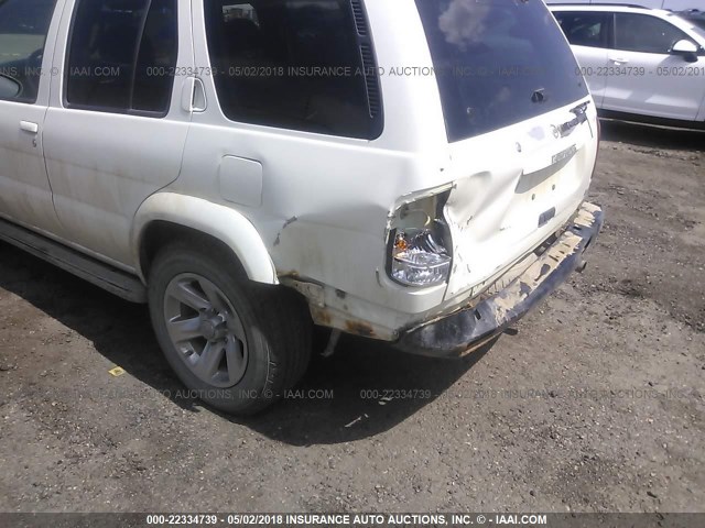 JN8DR09Y54W918124 - 2004 NISSAN PATHFINDER LE/SE WHITE photo 6