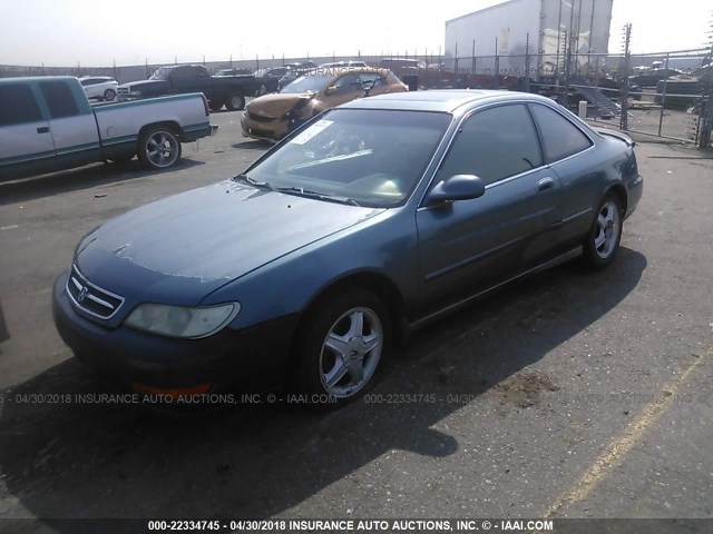 19UYA2255VL002757 - 1997 ACURA 3.0CL BLUE photo 2