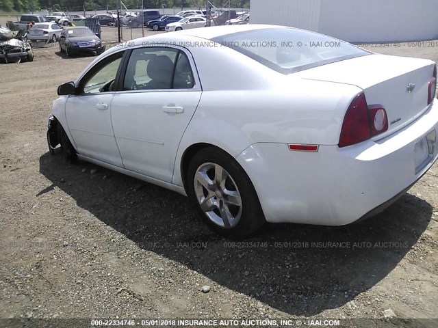 1G1ZA5EU5CF398300 - 2012 CHEVROLET MALIBU LS 白色 照片 3