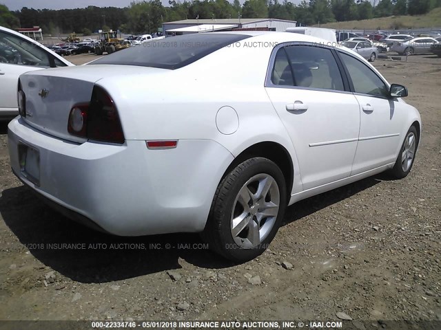1G1ZA5EU5CF398300 - 2012 CHEVROLET MALIBU LS 白色 照片 4
