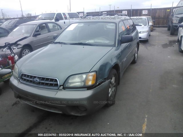 4S3BH675647612786 - 2004 SUBARU LEGACY OUTBACK AWP 绿色 照片 2