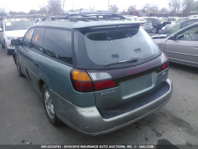 4S3BH675647612786 - 2004 SUBARU LEGACY OUTBACK AWP 绿色 照片 3