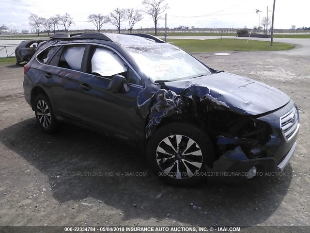 4S4BSBJC0F3249229 - 2015 SUBARU OUTBACK 2.5I LIMITED GRAY photo 1