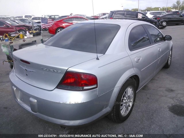 1C3EL56R46N138026 - 2006 CHRYSLER SEBRING TOURING SILVER photo 4