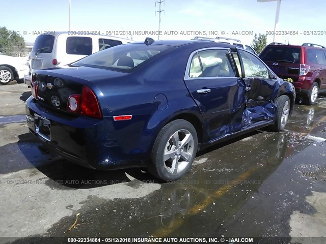 1G1ZC5E00CF344006 - 2012 CHEVROLET MALIBU 1LT 深蓝色 照片 4