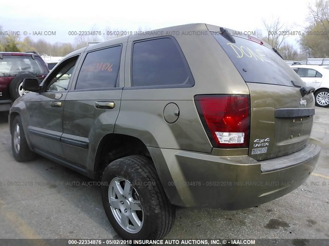 1J8GR48K18C240713 - 2008 JEEP GRAND CHEROKEE LAREDO GREEN photo 3