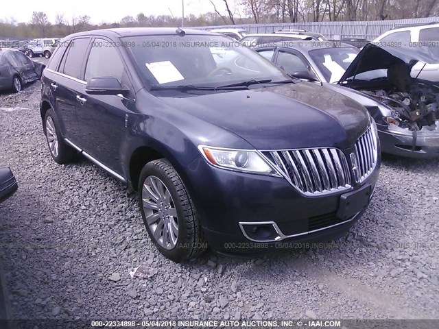 2LMDJ8JK0EBL10104 - 2014 LINCOLN MKX BLUE photo 1