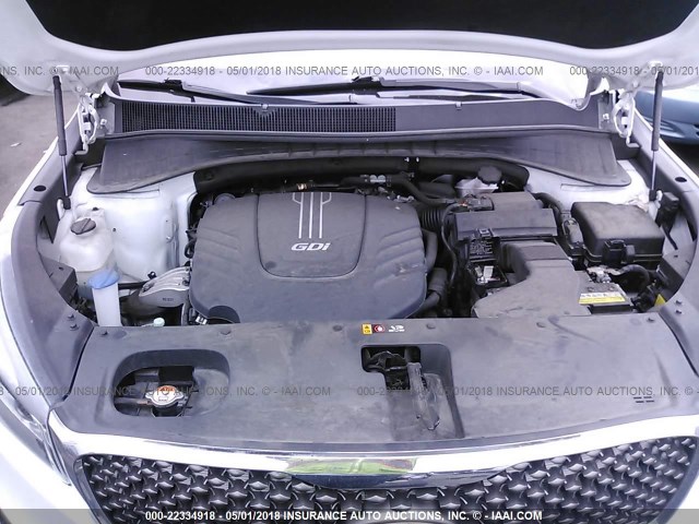 5XYPK4A57GG170001 - 2016 KIA SORENTO SX/SX LIMITED 白色 照片 10