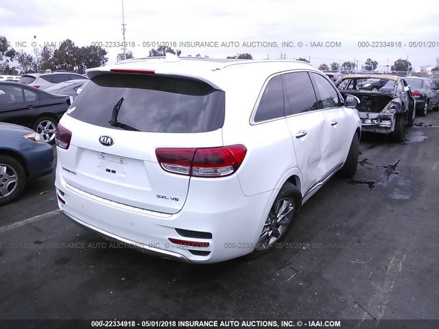 5XYPK4A57GG170001 - 2016 KIA SORENTO SX/SX LIMITED 白色 照片 4