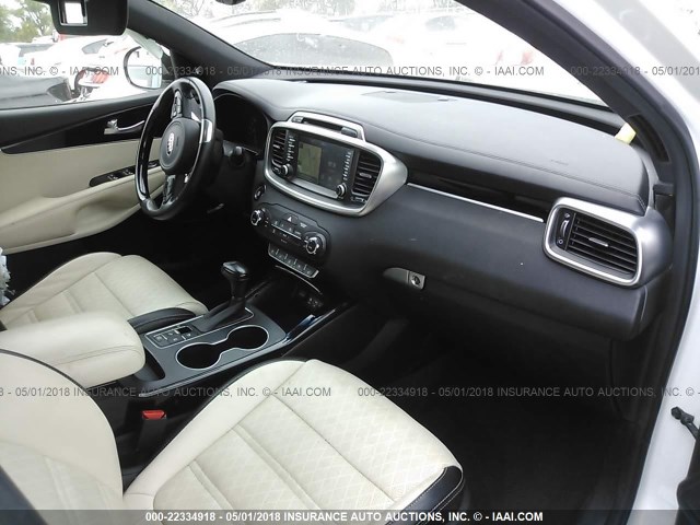 5XYPK4A57GG170001 - 2016 KIA SORENTO SX/SX LIMITED 白色 照片 5