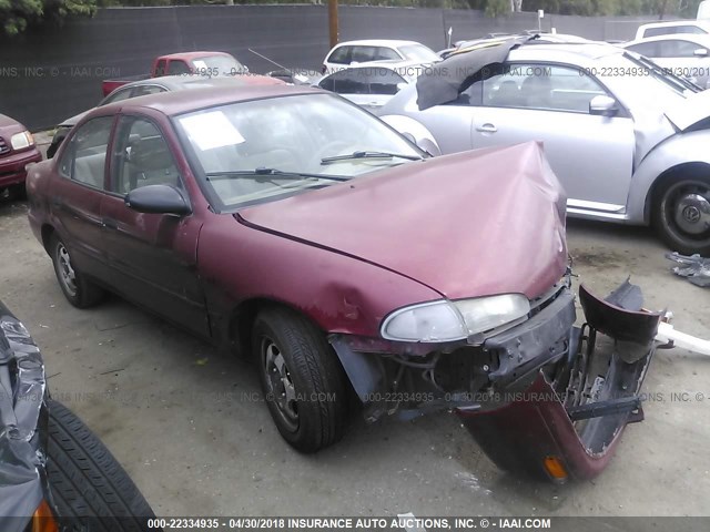 1Y1SK5264SZ059452 - 1995 GEO PRIZM LSI RED photo 1