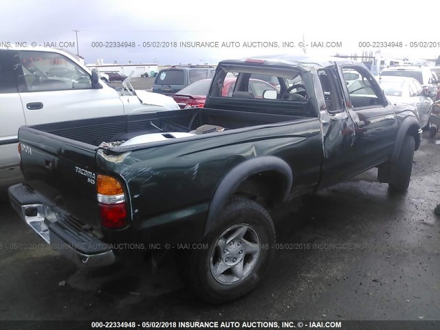 5TEWM72N63Z159500 - 2003 TOYOTA TACOMA XTRACAB BLACK photo 4