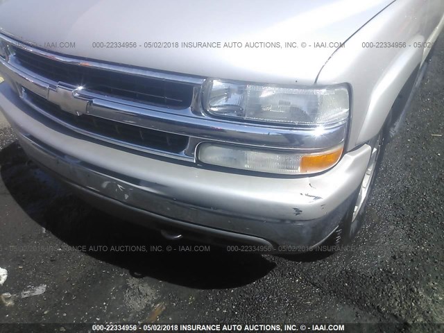 1GNEK13TX6R166081 - 2006 CHEVROLET TAHOE K1500 BEIGE photo 6