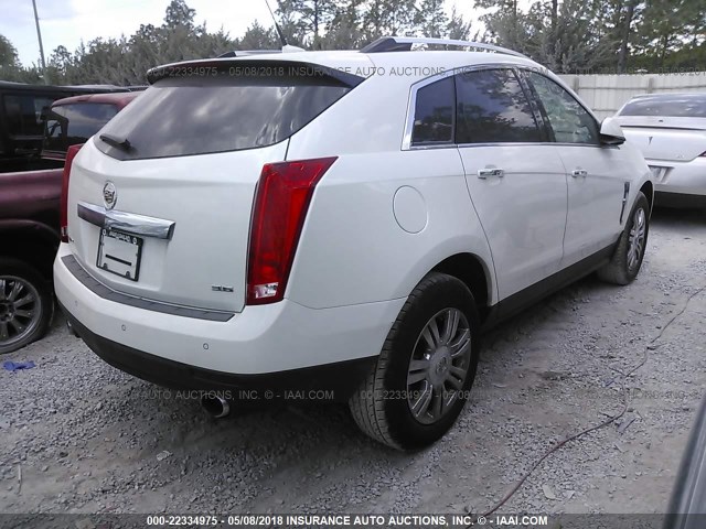 3GYFNAE33CS614021 - 2012 CADILLAC SRX LUXURY COLLECTION WHITE photo 4