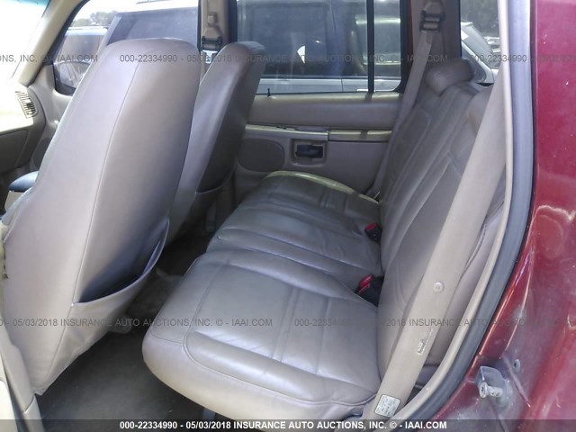 1FMZU64E4YZA34773 - 2000 FORD EXPLORER EDDIE BAUER RED photo 8