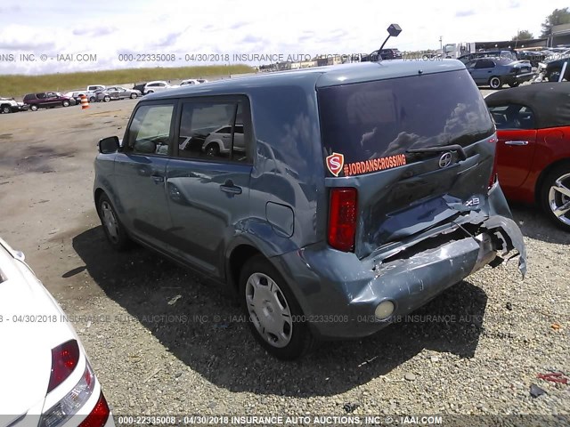 JTLKE50E781041514 - 2008 TOYOTA SCION XB GREEN photo 3