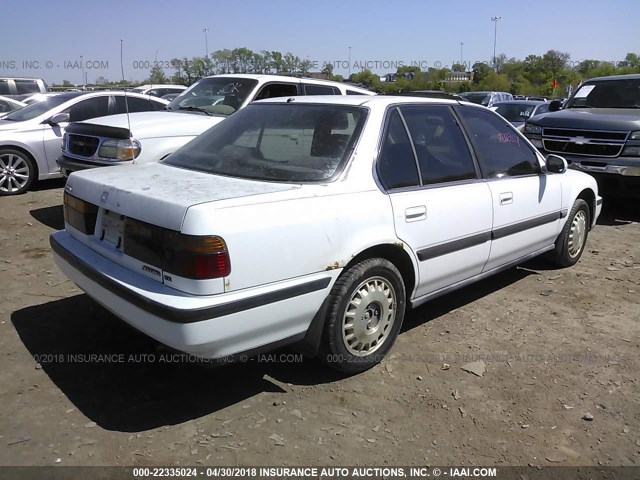 1HGCB7568LA125891 - 1990 HONDA ACCORD EX/EX-R WHITE photo 4