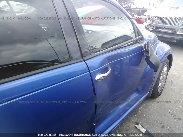 3C4FY58B34T201504 - 2004 CHRYSLER PT CRUISER TOURING BLUE photo 6