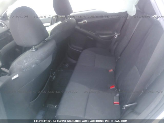 2T1KU4EE2AC344025 - 2010 TOYOTA COROLLA MATRIX  SILVER photo 8