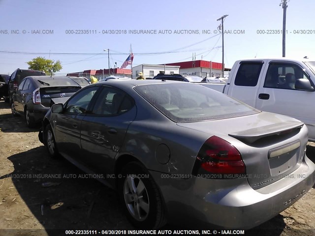 2G2WP552481111023 - 2008 PONTIAC GRAND PRIX GRAY photo 3