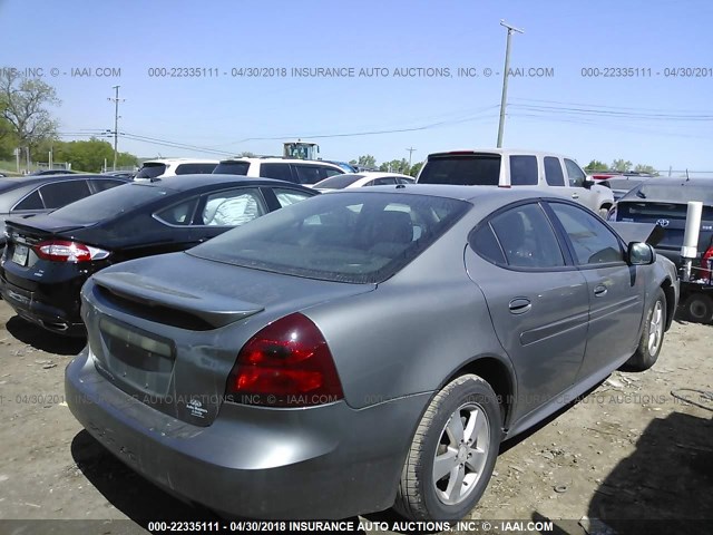 2G2WP552481111023 - 2008 PONTIAC GRAND PRIX GRAY photo 4