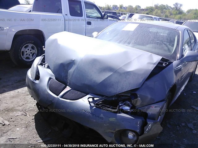 2G2WP552481111023 - 2008 PONTIAC GRAND PRIX GRAY photo 6