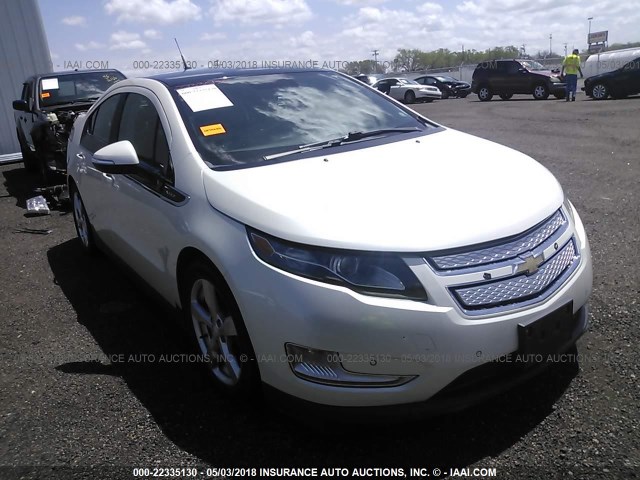 1G1RD6E44CU125244 - 2012 CHEVROLET VOLT WHITE photo 1