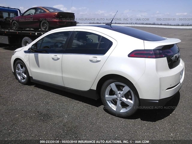 1G1RD6E44CU125244 - 2012 CHEVROLET VOLT WHITE photo 3